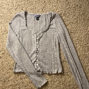 Grey Vylette Long Sleeve Shirt